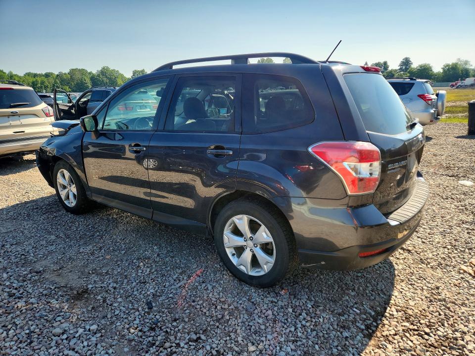 2015 Subaru Forester VIN JF2SJADC0FH412737 COPART salvage auction — FRONT END, Ny - Mv-907A Salvage Certificate, sold $750 on 2026-07-13 (photo 2)