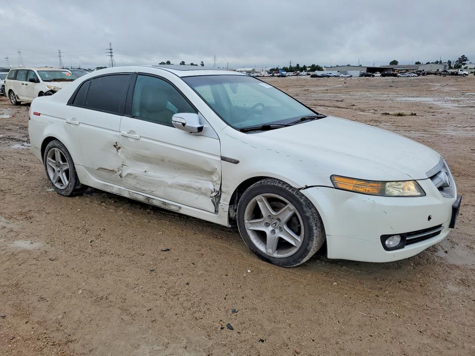 2007 Acura Tl VIN 19UUA66237A024826 COPART salvage auction — SIDE, TX - BONDED TITLE - SALVAGE, sold $400 on 2026-07-10 (photo 4)