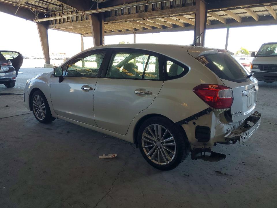 2014 Subaru Impreza VIN JF1GPAH66E8222212 COPART salvage auction — REAR END, Ca - Salvage Certificate, sold $3,850 on 2026-07-02 (photo 2)