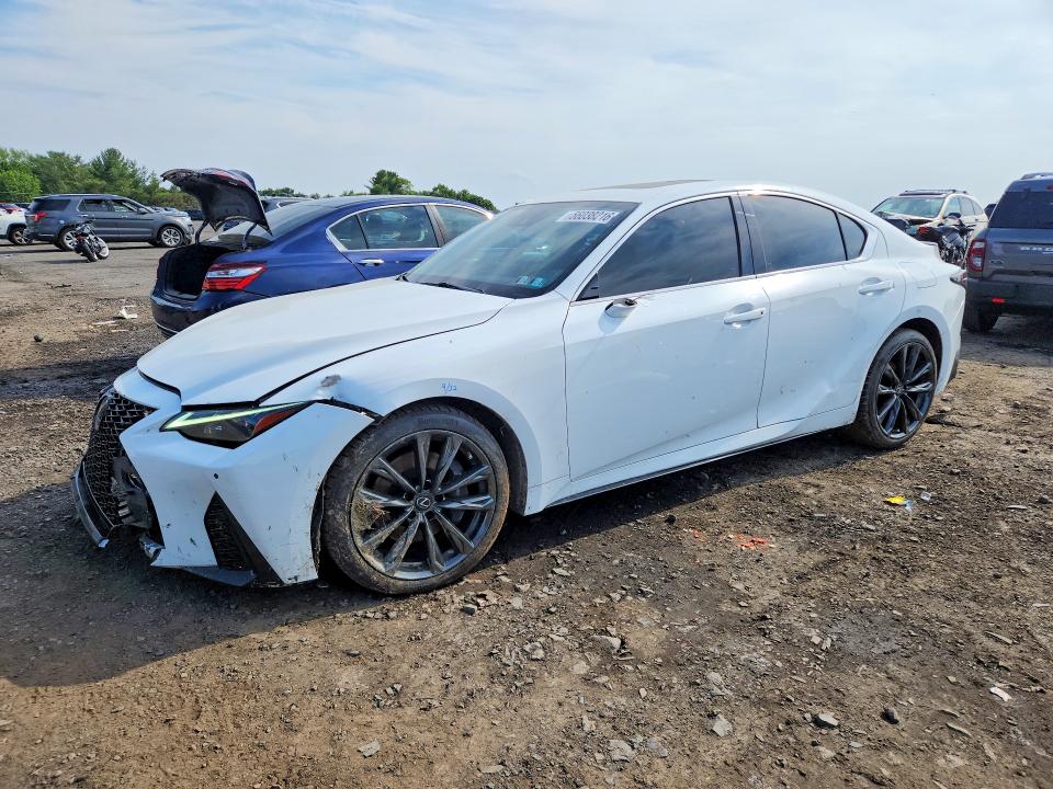 2022 Lexus Is VIN JTHGZ1E24N5023990 COPART salvage auction — FRONT END, PA - CERTIFICATE OF SALVAGE, sold $9,200 on 2026-07-28 (photo 1)