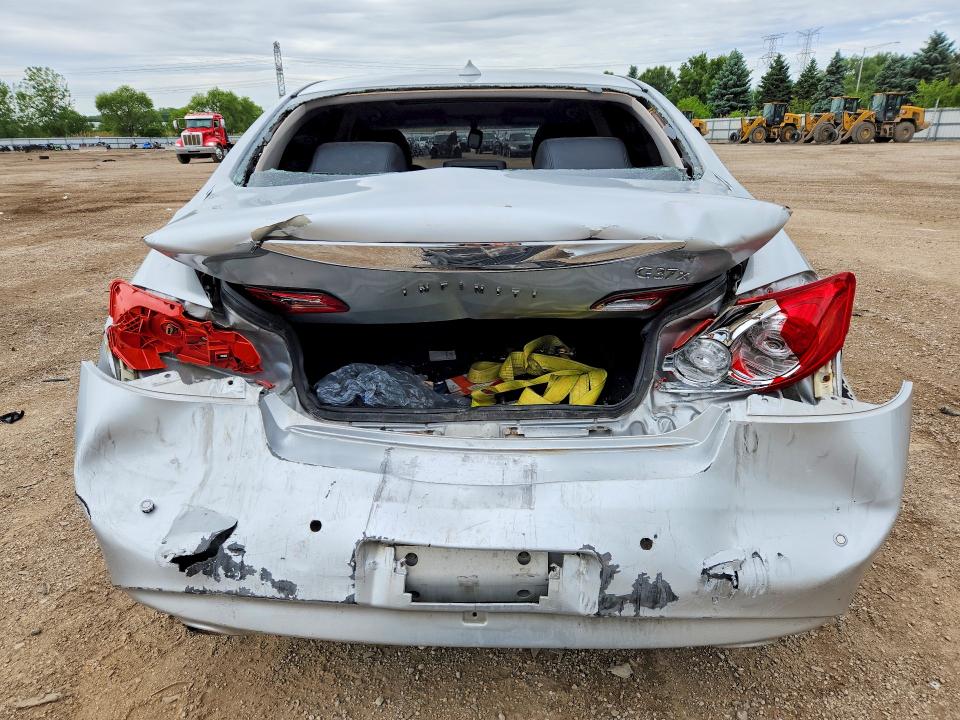 2012 Infiniti G VIN JN1CV6AR4CM970965 COPART salvage auction — REAR END, Il - Salvage Certificate, sold $400 on 2026-07-14 (photo 6)