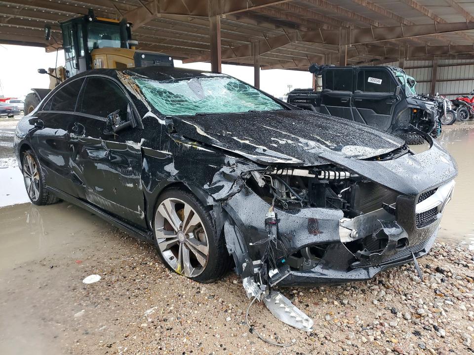 2015 Mercedes-benz Cla-klasse VIN WDDSJ4EB9FN189398 COPART salvage auction — ROLLOVER, AL - CERT OF TITLE-SALVAGE TITLE, sold $700 on 2026-08-14 (photo 4)