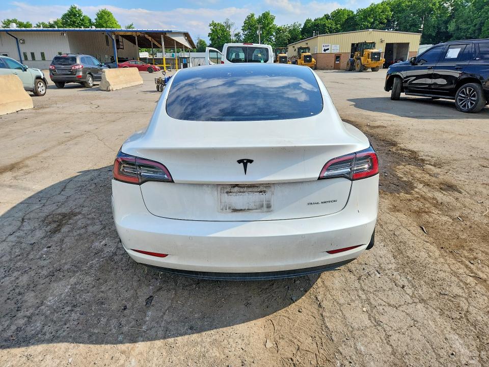 2021 Tesla Model 3 VIN 5YJ3E1EB7MF047435 COPART salvage auction — FRONT END, NY - MV-907A SALVAGE CERTIFICATE, sold $6,900 on 2026-07-28 (photo 6)