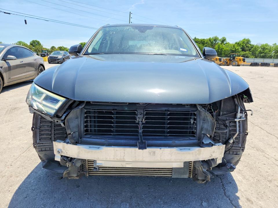 2018 Audi Q5 VIN WA1BNAFY3J2037668 COPART salvage auction — FRONT END, Tx - Salvage Vehicle Title, sold $9,700 on 2026-07-20 (photo 5)