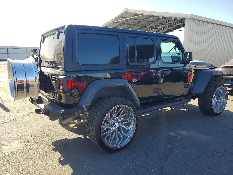 2023 Jeep Wrangler / VIN 1C4JJXN64PW652487 COPART salvage auction — FRONT END, Ca - Salvage Certificate, sold $12,800 on 2026-07-09 (photo 3)