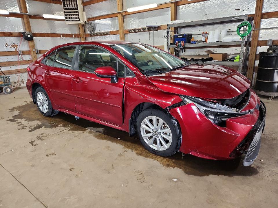 2024 Toyota Corolla VIN JTDBCMFE1RJ026687 COPART salvage auction — FRONT END, Il - Salvage Certificate, sold $5,900 on 2026-07-13 (photo 4)
