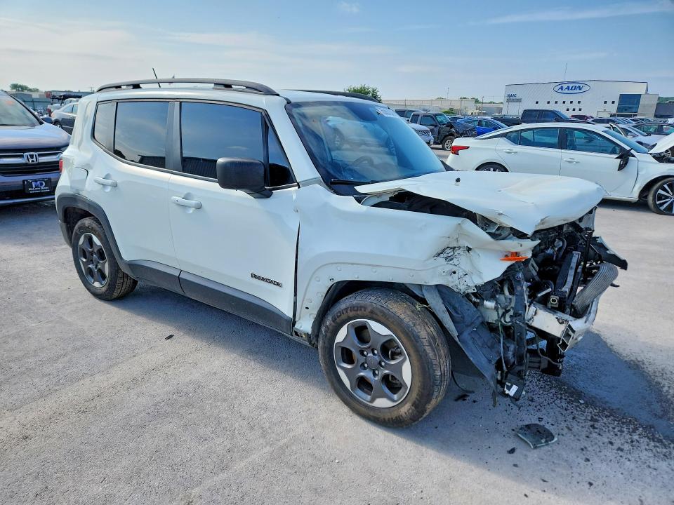 2016 Jeep Renegade VIN ZACCJAAT6GPD70401 COPART salvage auction — FRONT END, Ok - Cert Of Title-Salvage, sold $275 on 2026-07-08 (photo 4)