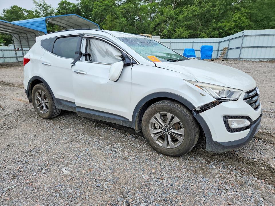 2015 Hyundai Santa fe VIN 5XYZU3LB7FG278293 COPART salvage auction — ROOF, GA - CERT OF TITLE-SALVAGE, sold $1,300 on 2026-07-28 (photo 4)