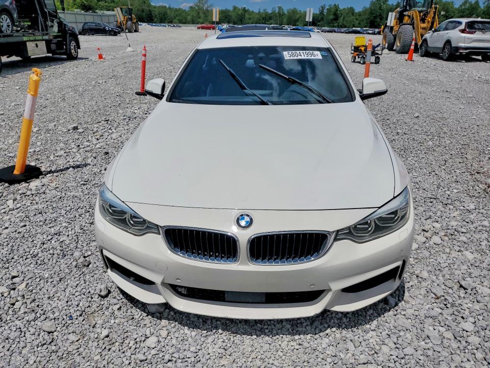 2015 BMW 4er VIN WBA4B3C5XFD669668 COPART salvage auction — MECHANICAL, Oh - Certificate Of Title, sold $3,000 on 2026-07-08 (photo 5)