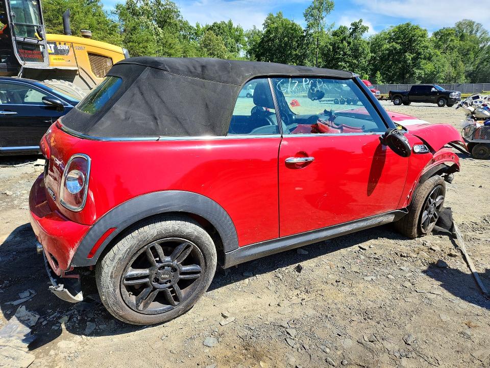 2014 Mini Cooper VIN WMWZP3C50ET706335 COPART salvage auction — FRONT END, Md - Cert Of Salvage > 75% Damage, sold $200 on 2026-07-14 (photo 3)