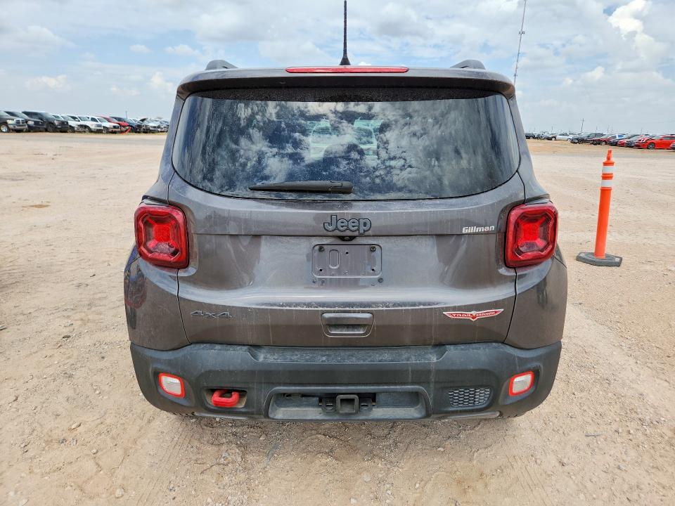 2021 Jeep Renegade VIN ZACNJDC11MPM71392 COPART salvage auction — FRONT END, Tx - Salvage Vehicle Title, sold $5,200 on 2026-08-19 (photo 6)