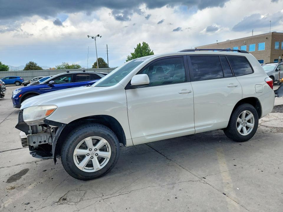 2010 Toyota Highlander VIN 5TDZA3EH1AS006845 COPART salvage auction — FRONT END, Az - Cert Of Title - Salvage, sold $1,200 on 2026-07-06 (photo 1)