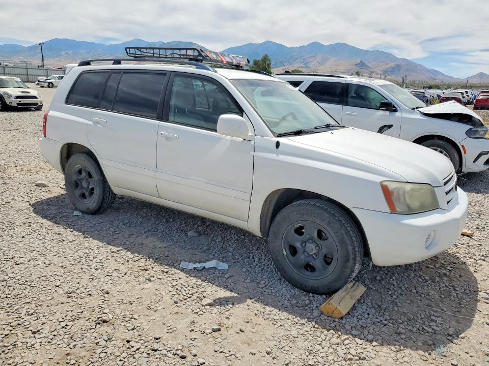 2003 Toyota Highlander VIN JTEGF21A230120656 COPART salvage auction — MECHANICAL, Ut - Certificate Of Title, sold $775 on 2026-07-17 (photo 4)