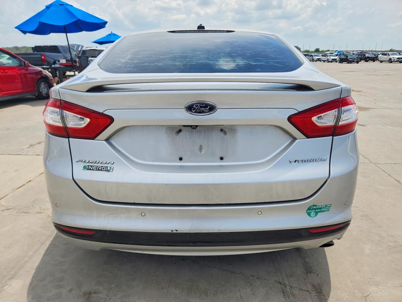 2016 Ford Fusion VIN 3FA6P0SU8GR384566 COPART salvage auction — Side, TX - SALVAGE VEHICLE TITLE, sold $2,100 on 2026-07-06 (photo 6)