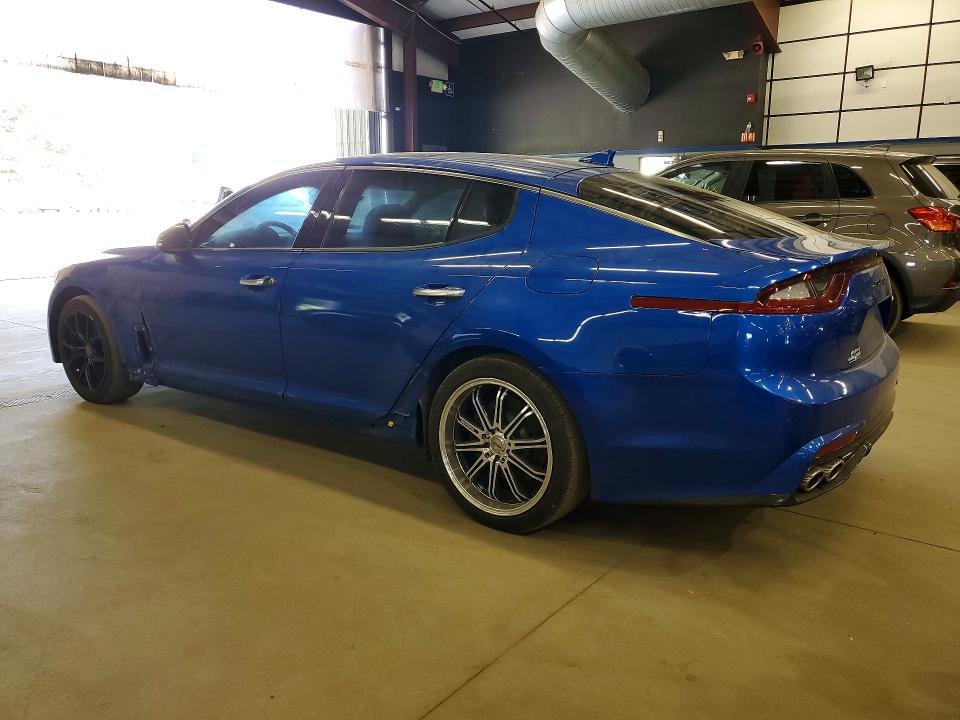 2018 Kia Stinger VIN KNAE25LA8J6025967 COPART salvage auction — FRONT END, Ri - Certificate Of Title, sold $6,400 on 2026-07-09 (photo 2)