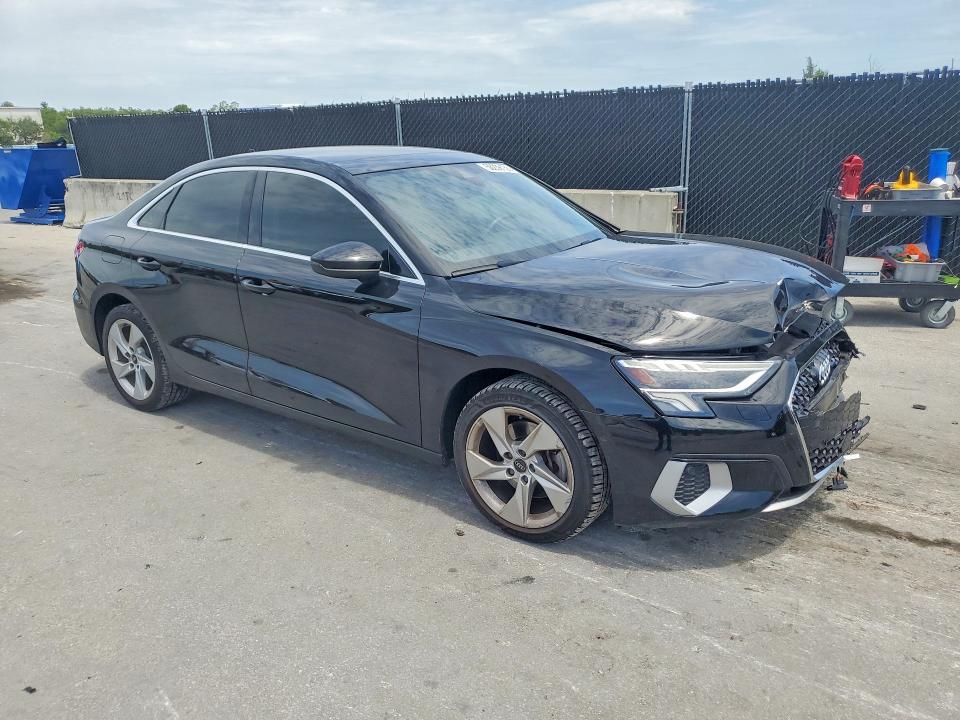 2024 Audi A3 VIN WAUAUDGY4RA008215 COPART salvage auction — FRONT END, Fl - Certificate Of Destruction, sold $4,450 on 2026-07-14 (photo 4)