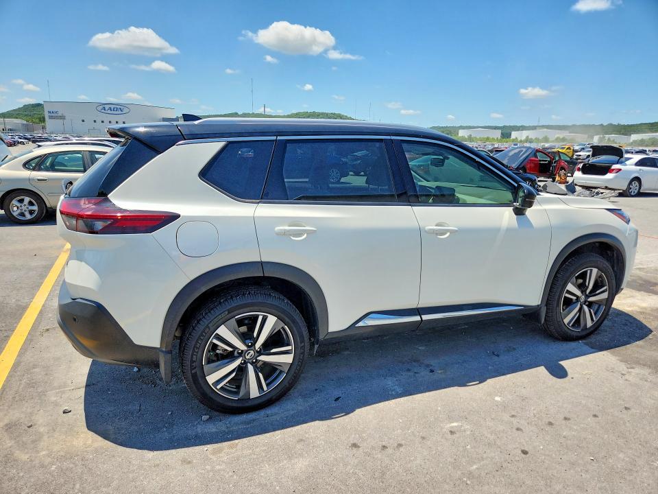 2021 Nissan VIN JN8AT3CA0MW023948 COPART salvage auction — HAIL, OK - CERT OF TITLE-SALVAGE, sold $5,300 on 2026-07-24 (photo 3)