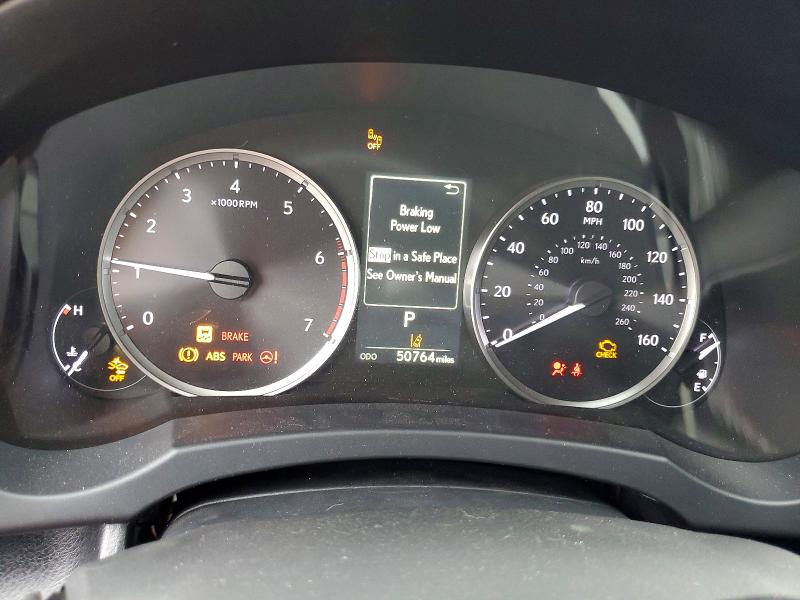 2022 Lexus Is VIN JTHDA1D2XN5118047 COPART salvage auction — FRONT END, Nv - Dis/Dlr/Exp Only Salvage Title (P), sold $11,900 on 2026-07-23 (photo 9)