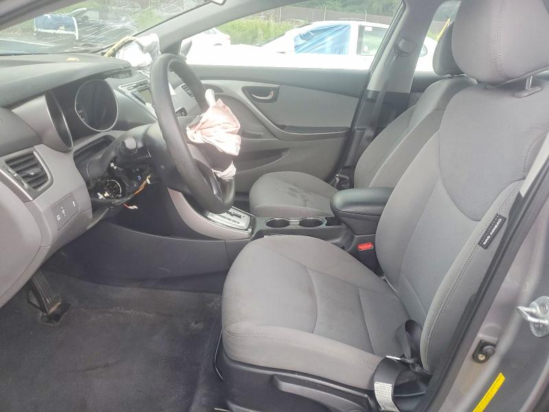 2012 Hyundai Elantra VIN KMHDH4AE0CU398833 COPART salvage auction — VANDALISM, Md - Certificate Of Title, sold $375 on 2026-07-23 (photo 7)