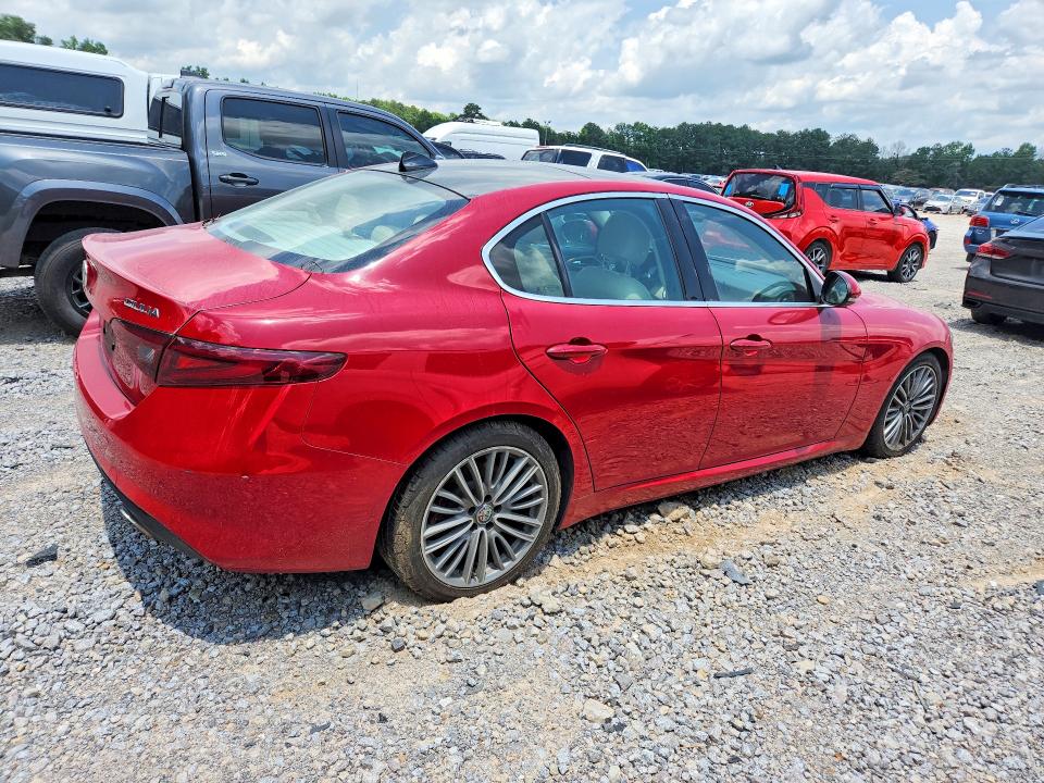 2017 Alfa romeo Giulia VIN ZARFAECN8H7549319 COPART salvage auction — MECHANICAL, Al - Certificate Of Title, sold $3,500 on 2026-07-28 (photo 3)