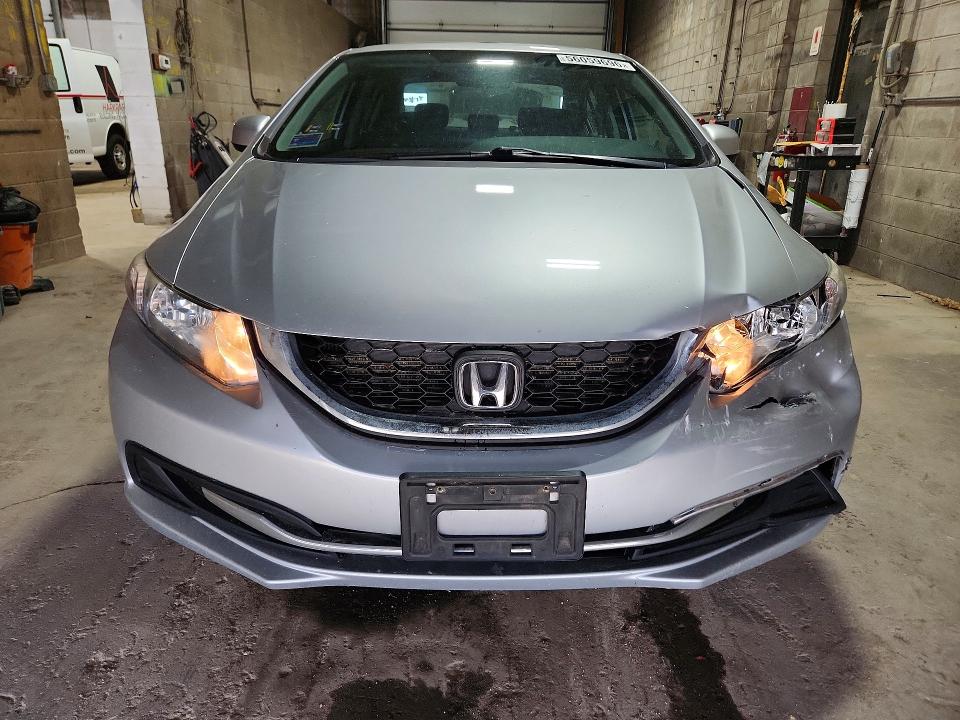 2013 Honda Civic VIN 19XFB2F82DE067998 COPART salvage auction — REAR END, Mn - Cert Of Title-Prior Salvage, sold $1,050 on 2026-07-09 (photo 5)