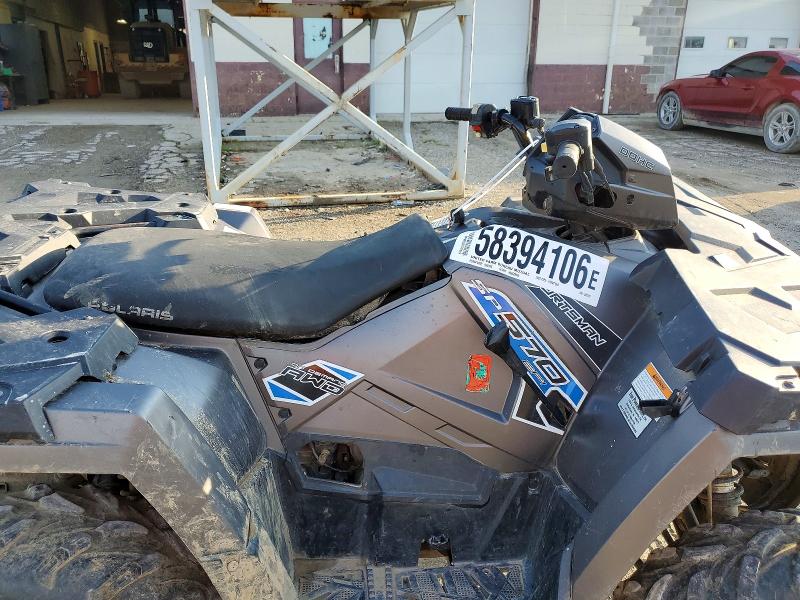 2016 Polaris Sportsman VIN 4XASHE57XGA597772 COPART salvage auction — FRONT END, In - Certificate Of Title, sold $525 on 2026-08-20 (photo 5)