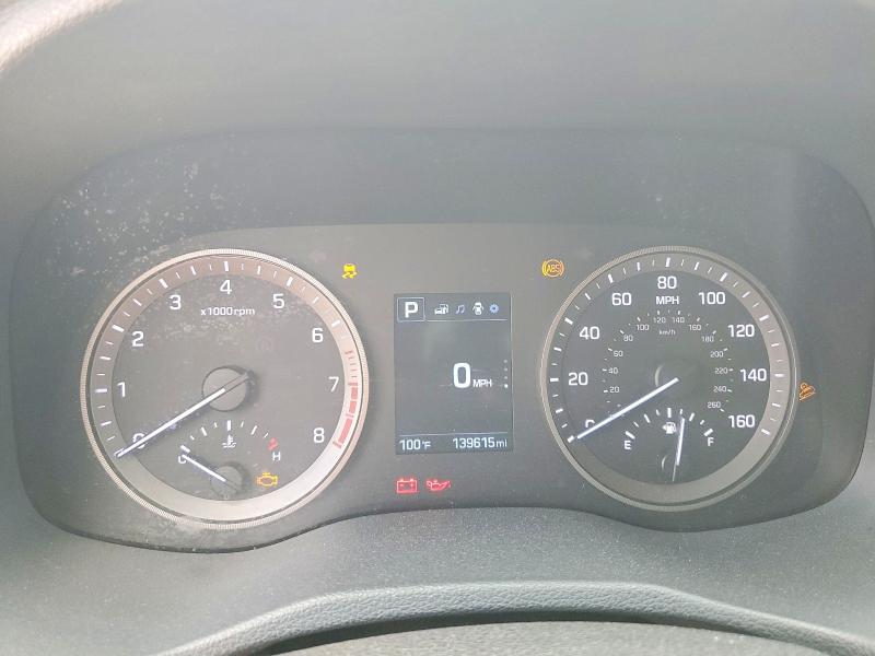 2017 Hyundai Tucson VIN KM8J23A40HU393922 COPART salvage auction — NORMAL WEAR, Tx - Certificate Of Title, sold $3,000 on 2026-07-10 (photo 9)