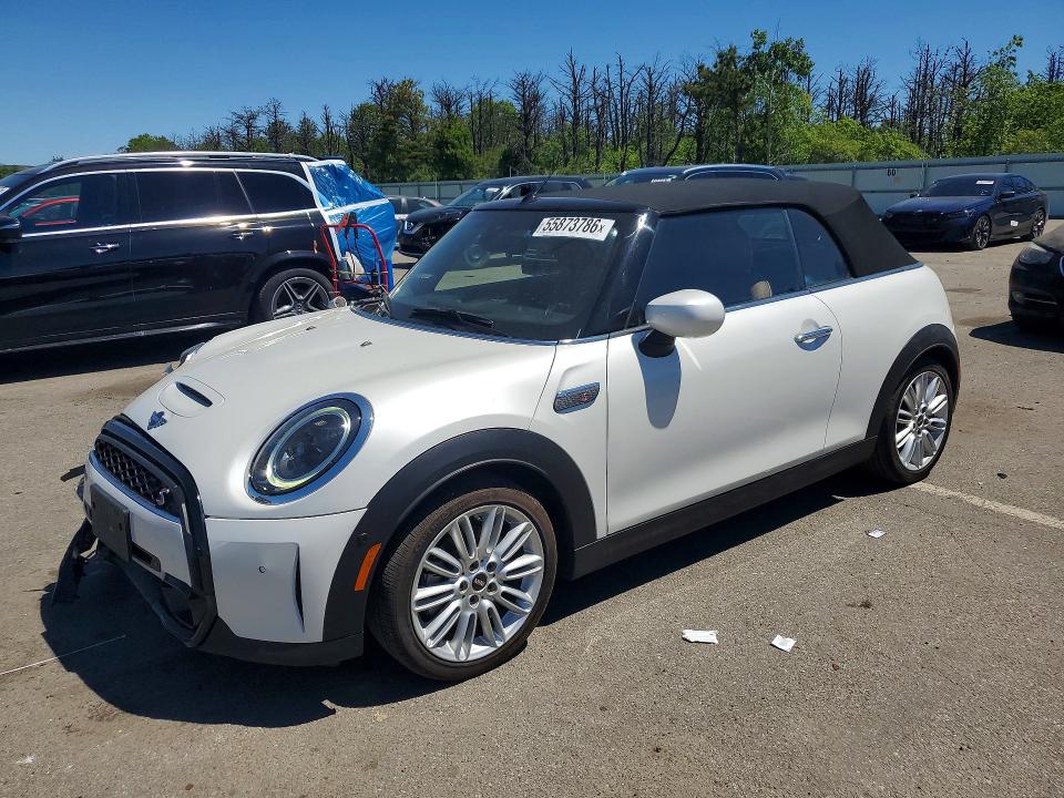 2023 Mini Cooper VIN WMW43DL03P3R07276 COPART salvage auction — SIDE, Ny - Mv-907A Salvage Certificate, sold $9,500 on 2026-07-06 (photo 1)