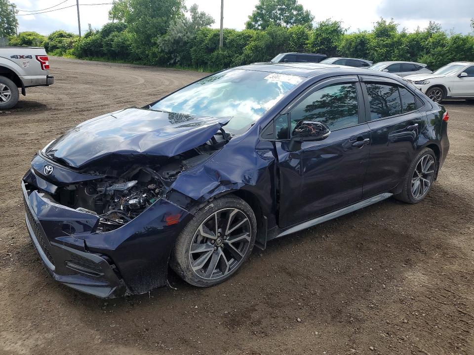 2020 Toyota Corolla VIN 5YFB4RBE7LP047806 COPART salvage auction — FRONT END, Qc - Gravement Accidente, sold $4,950 on 2026-07-28 (photo 1)