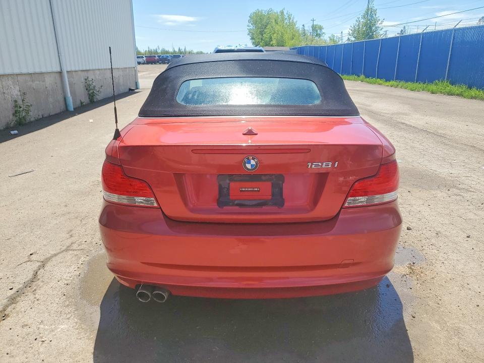 2008 BMW 1er VIN WBAUL73598VJ74637 COPART salvage auction — FRONT END, Ns - Salvage Title, sold $500 on 2026-07-30 (photo 6)