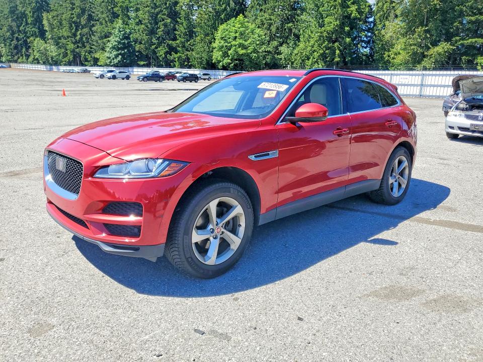 2019 Jaguar F-pace VIN SADCJ2FX4KA369892 COPART salvage auction — REAR END, Wa - Bill Of Sale, sold $3,350 on 2026-07-06 (photo 1)