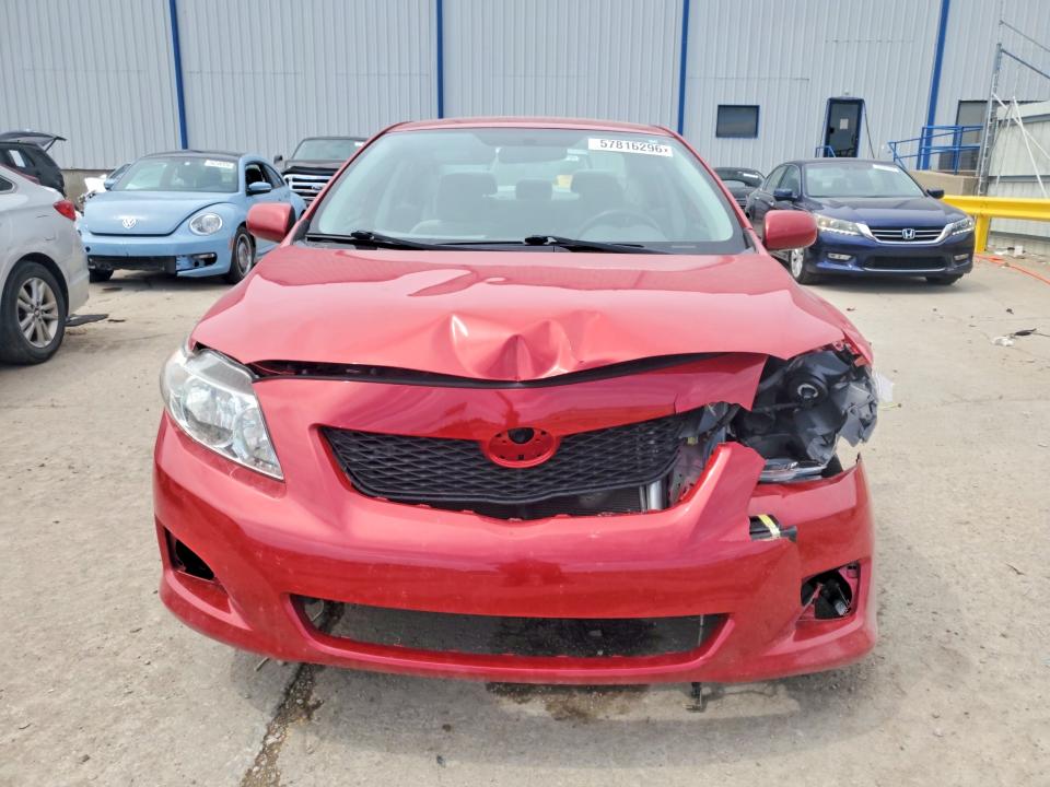 2009 Toyota Corolla VIN JTDBL40E99J017406 COPART salvage auction — FRONT END, Ky - Cert Of Title-Salvage, sold $1,100 on 2026-07-29 (photo 5)