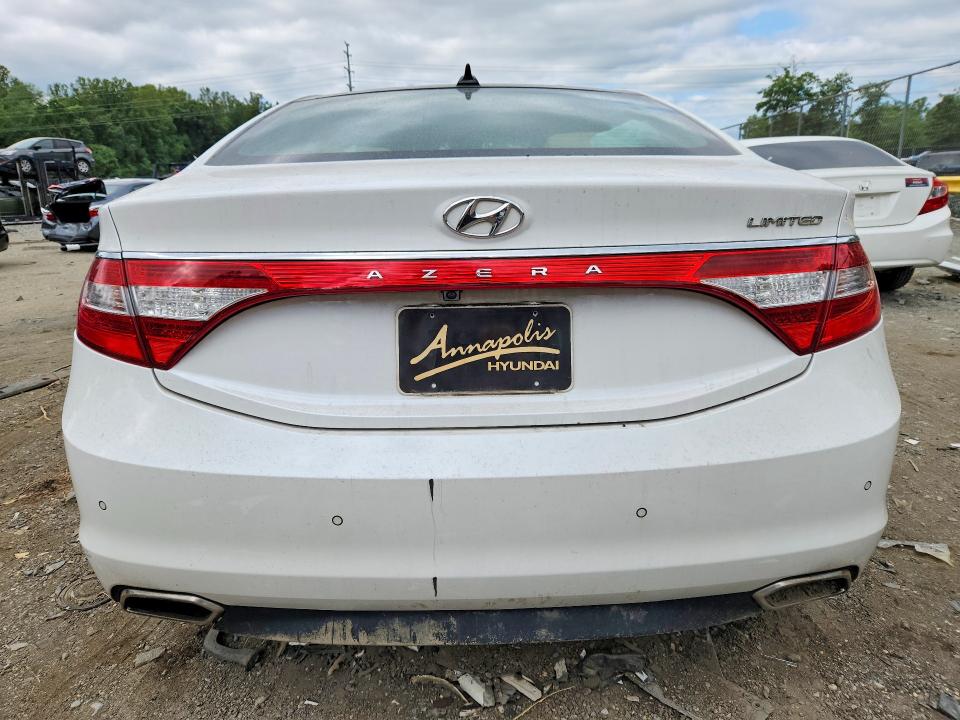 2015 Hyundai Azera VIN KMHFH4JG0FA483901 COPART salvage auction — FRONT END, Md - Cert Of Salvage > 75% Damage, sold $200 on 2026-07-31 (photo 6)