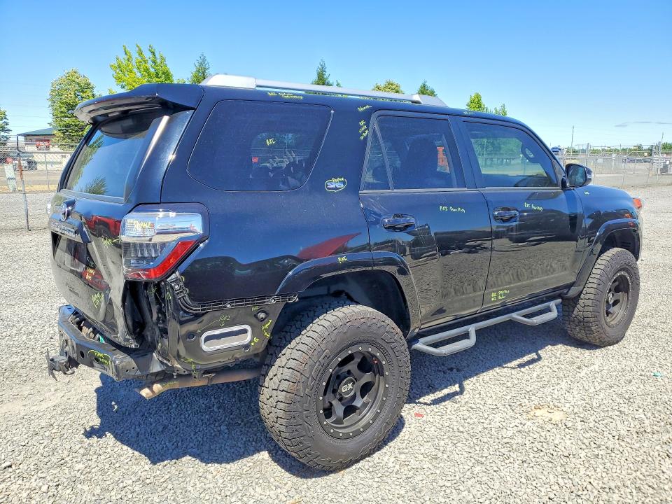 2016 Toyota 4runner VIN JTEBU5JR0G5384023 COPART salvage auction — REAR END, Or - Salvage Title Certificate, sold $6,900 on 2026-07-21 (photo 3)