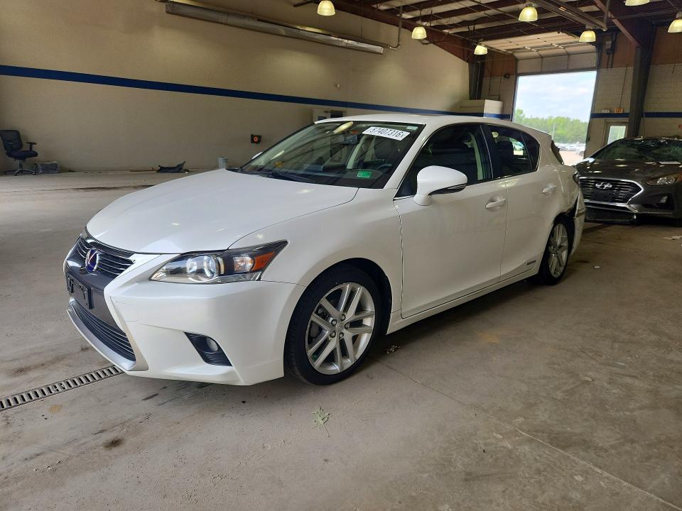 2014 Lexus Ct VIN JTHKD5BH2E2183862 COPART salvage auction — REAR END, Va - Cert Of Title - Salvage, sold $7,600 on 2026-07-02 (photo 1)
