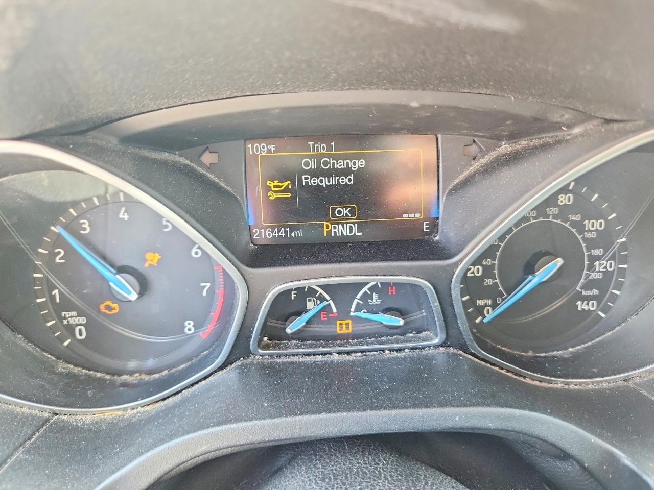 2017 Ford Focus VIN 1FADP3F23HL297806 COPART salvage auction — Mechanical, AL - CERTIFICATE OF TITLE, sold $450 on 2026-07-09 (photo 9)
