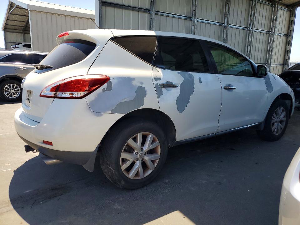 2013 Nissan Murano VIN JN8AZ1MU4DW209892 COPART salvage auction — REAR END, CA - SALVAGE CERTIFICATE, sold $525 on 2026-07-16 (photo 3)