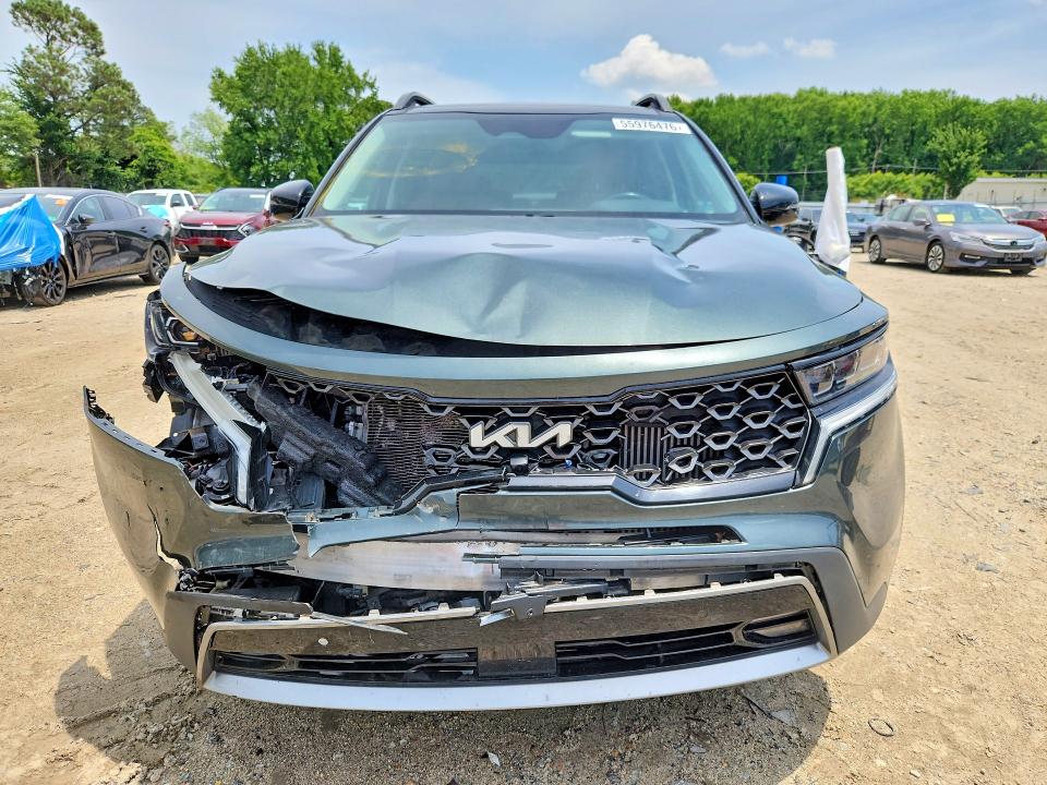 2022 Kia Sorento VIN 5XYRKDLF3NG074054 COPART salvage auction — FRONT END, VA - CERT OF TITLE - SALVAGE, sold $8,000 on 2026-07-28 (photo 5)