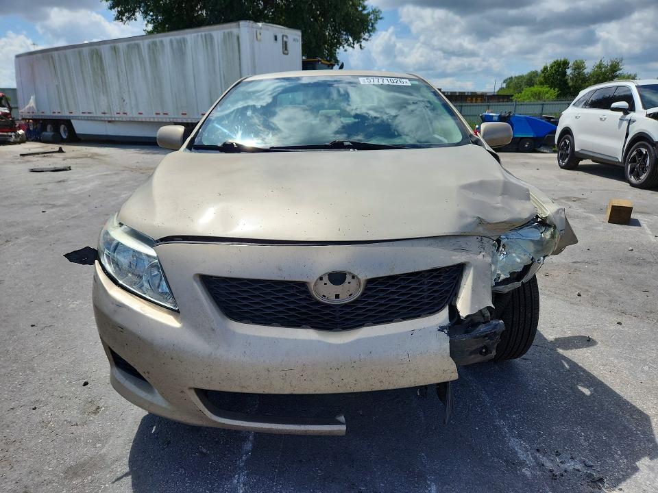 2010 Toyota Corolla VIN 2T1BU4EE1AC353802 COPART salvage auction — FRONT END, FL - CERT OF TITLE SLVG REBUILDABLE, sold $1,200 on 2026-07-02 (photo 5)