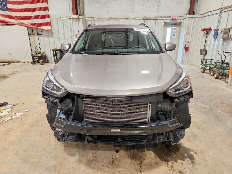 2017 Hyundai Santa fe VIN 5XYZUDLB6HG388809 COPART salvage auction — FRONT END, Wi - Certificate Of Title, sold $3,200 on 2026-07-08 (photo 5)