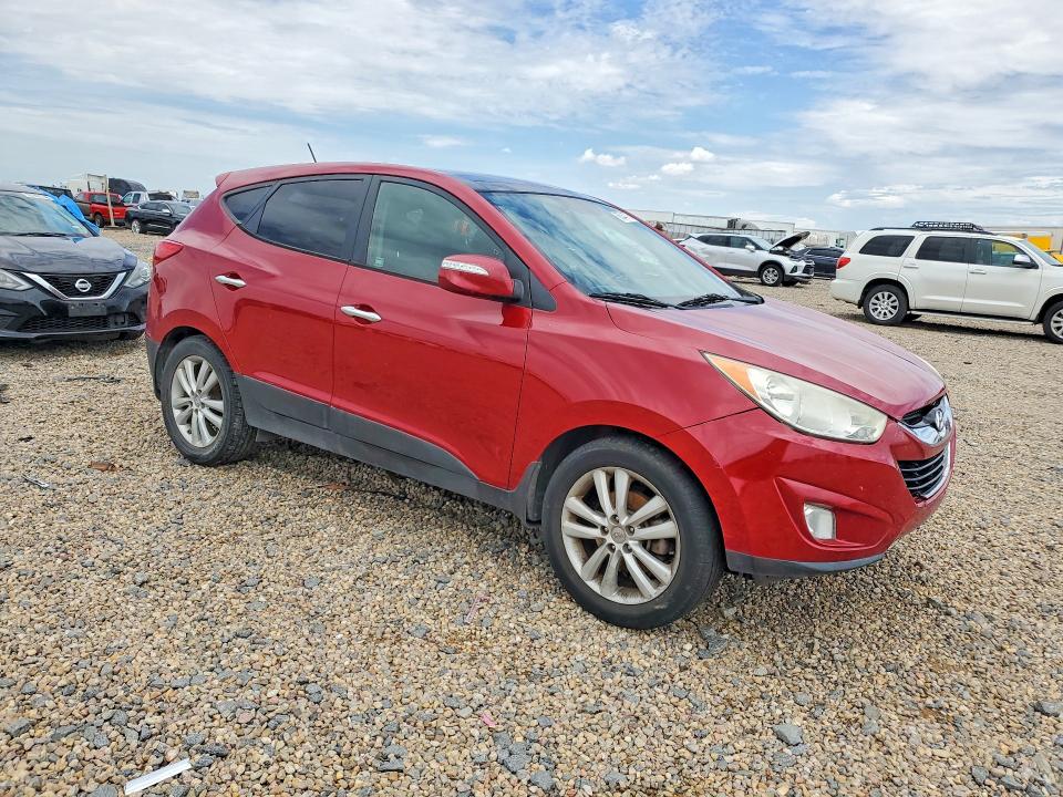 2012 Hyundai VIN KM8JU3AC8CU489761 COPART salvage auction — REAR END, Tx - Salvage Vehicle Title, sold $1,400 on 2026-07-07 (photo 4)