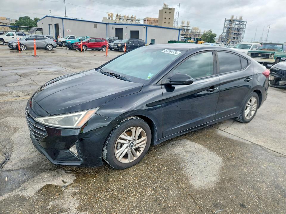 2019 Hyundai Elantra VIN KMHD84LF6KU866309 COPART salvage auction — REAR END, La - Cert Of Title-Salvage, sold $2,600 on 2026-07-22 (photo 2)