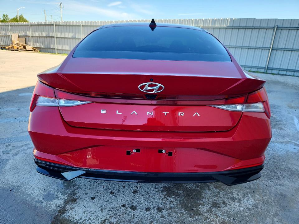 2023 Hyundai Elantra VIN KMHLM4AG5PU390452 COPART salvage auction — MINOR DENT/SCRATCHES, On - Permit No Brand - Unfit (P), sold $175 on 2026-07-08 (photo 6)