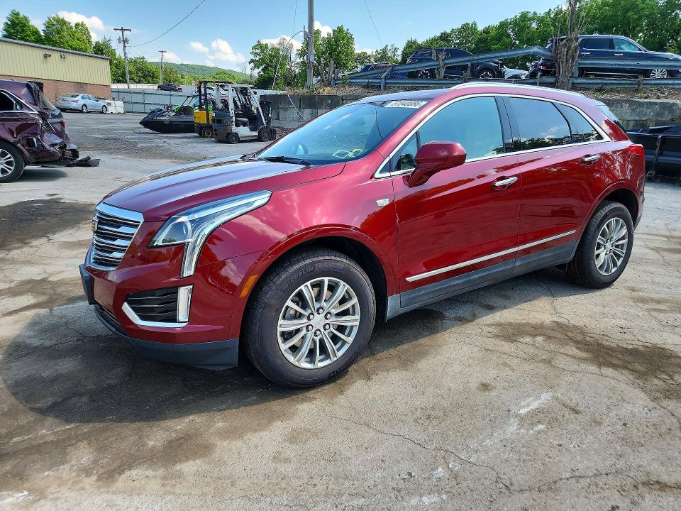 2018 Cadillac Xt5 VIN 1GYKNDRS1JZ121343 COPART salvage auction — FRONT END, Ny - Mv-907A Salvage Certificate, sold $3,100 on 2026-08-27 (photo 1)