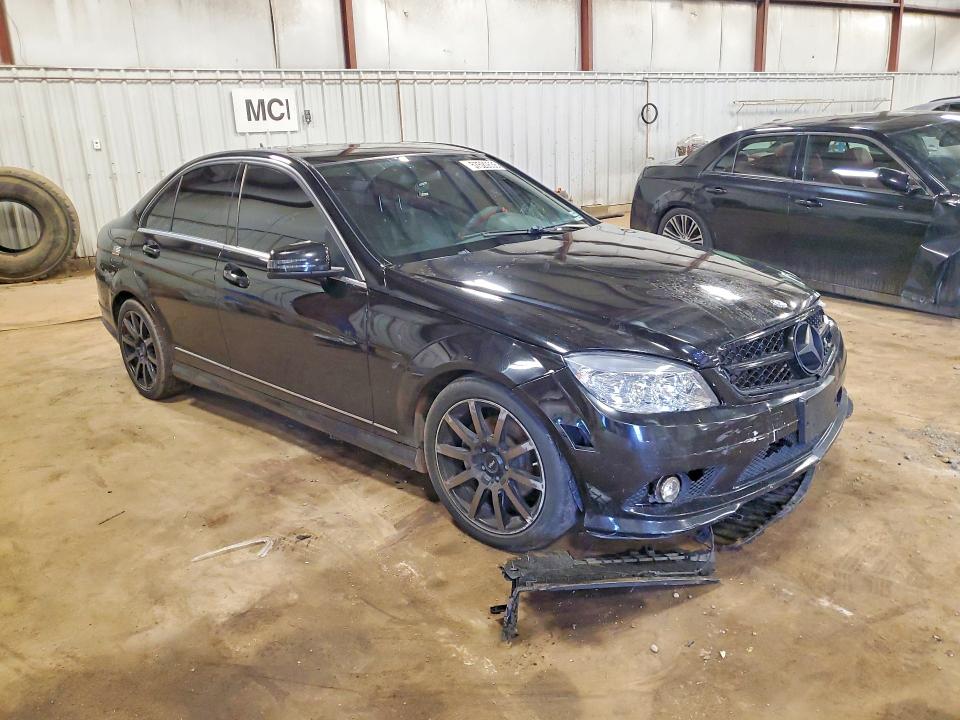 2010 Mercedes-benz C-klasse VIN WDDGF8BB1AF460749 COPART salvage auction — FRONT END, MI - CERT OF TITLE-SALVAGE VEHICLE, sold $425 on 2026-07-17 (photo 4)