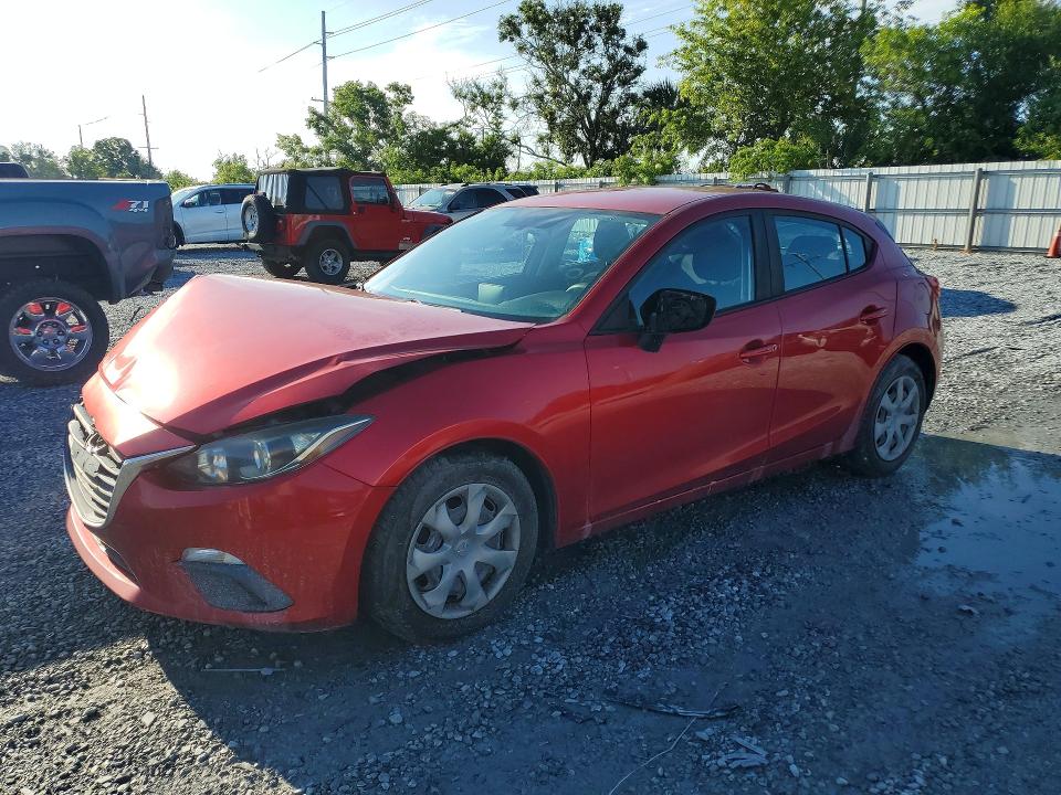 2015 Mazda 3 VIN JM1BM1K70F1224322 COPART salvage auction — FRONT END, Fl - Cert Of Title Slvg Rebuildable, sold $1,450 on 2026-07-06 (photo 1)