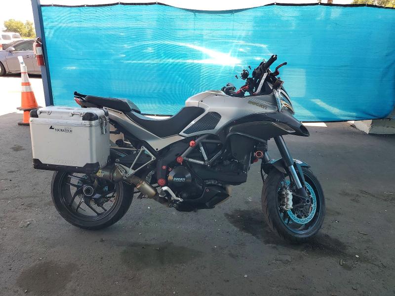 2013 Ducati Multistrada VIN ZDM12BSW5DB000490 COPART salvage auction — FRONT END, Ca - Salvage Certificate, sold $1,500 on 2026-07-16 (photo 1)