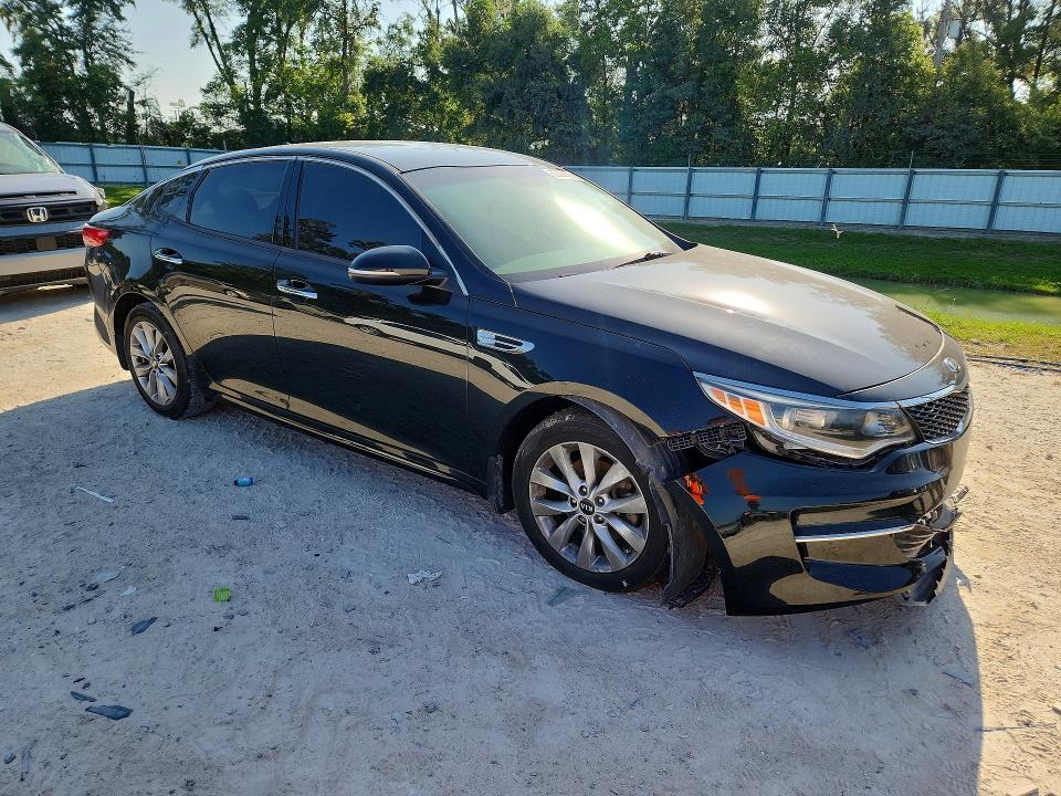 2018 Kia Optima VIN 5XXGU4L3XJG182810 COPART salvage auction — FRONT END, Fl - Cert Of Title Slvg Rebuildable, sold $1,300 on 2026-07-07 (photo 4)