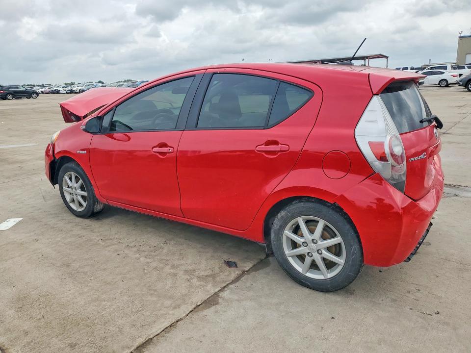 2014 Toyota Prius VIN JTDKDTB37E1566471 COPART salvage auction — FRONT END, Tx - Salvage Vehicle Title, sold $900 on 2026-07-06 (photo 2)