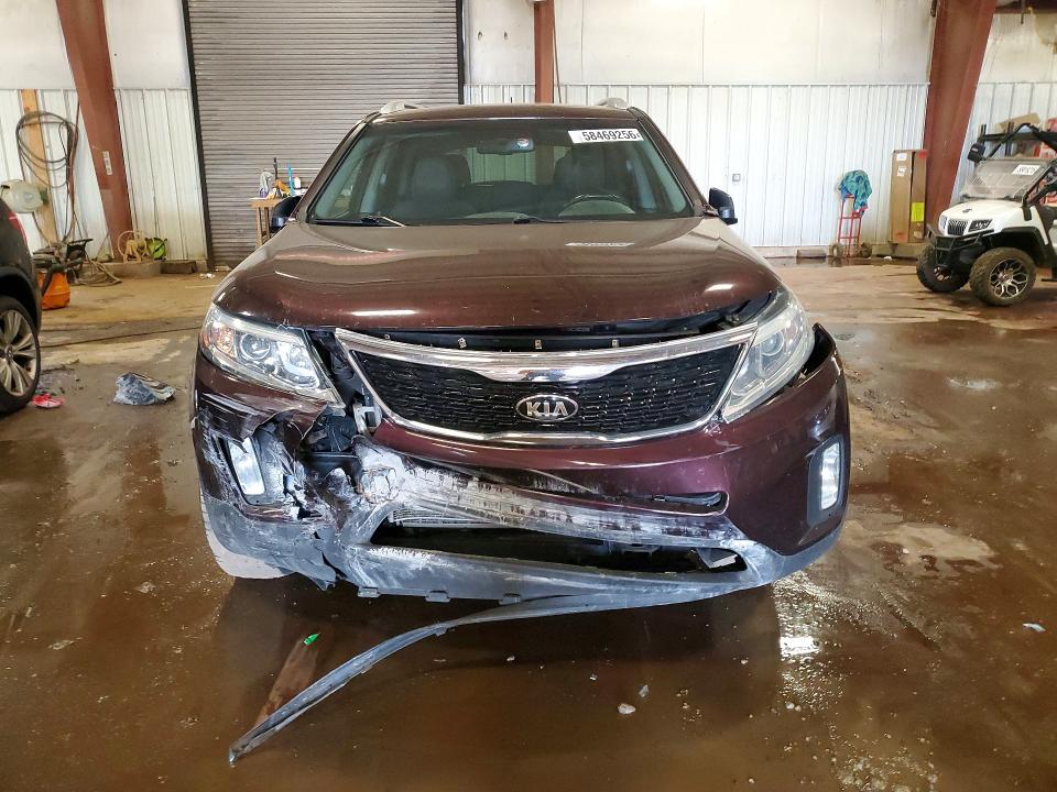 2015 Kia Sorento VIN 5XYKT4A72FG643889 COPART salvage auction — FRONT END, Mi - Certificate Of Title, sold $875 on 2026-07-17 (photo 5)